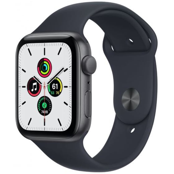 Apple Watch SE Space Grey Aluminium 44mm - Midnight Sport Band image 2