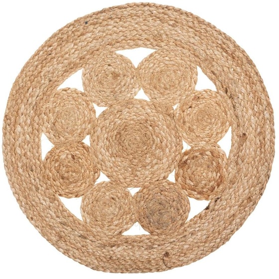 Σουπλά Spitishop Ψάθινο 38cm - Μπεζ image 0