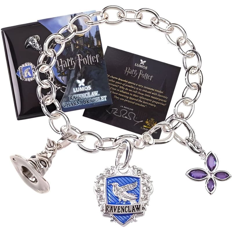 THE NOBLE COLLECTION Harry Potter - Lumos Ravenclaw Βραχιόλι (silver Plated Zinc Alloy)