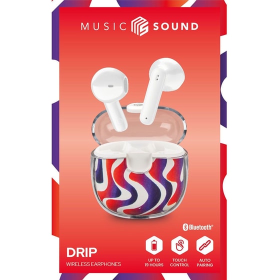 Ακουστικά Bluetooth Cellular Line Music Sound Drip - Λευκά image 1