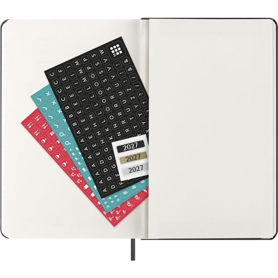 Ημερολόγιο Ημερήσιο 2027 Moleskine 12M L Hardcover Μαύρο image 4