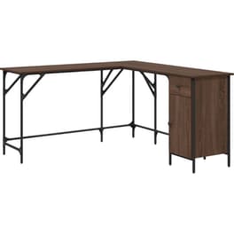 Γραφείο VidaXL από Επεξεργασμένο Ξύλο 141x141x75 cm - Καφέ Δρυς
