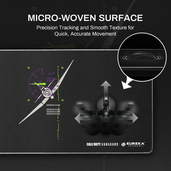 Eureka Ergonomic Call of Duty Vanguard Gaming Mouse Pad XXL 800mm Μαύρο image 3