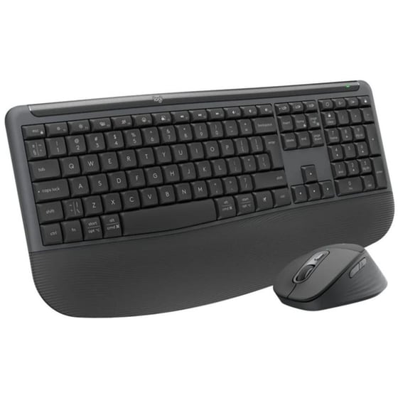 Logitech Signature Comfort Plus Combo MK880 Ασύρματο Σετ Πληκτρολόγιο - Ποντίκι Graphite (US) image 1