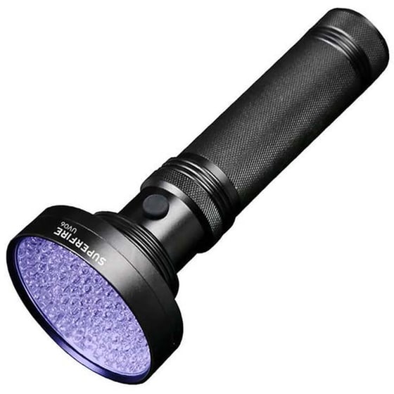 Φακός SUPERFIRE UV06 Led UV Αδιάβροχος 395nm - Μαύρος image 0