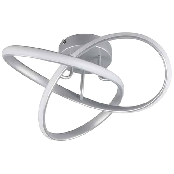 Trio Lighting Πλαφονιέρα Οροφής 40εκ. Μαύρη με Ενσωματωμένο LED image 0