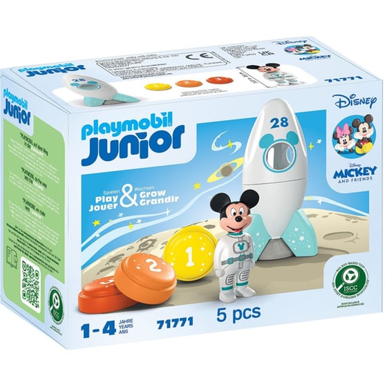 PLAYMOBIL® Junior & Disney Ο Μίκυ Μάους Και Ο Διαστημικός Πύραυλος (71771) image 0