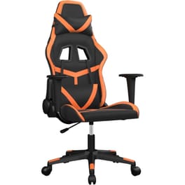 Καρέκλα Gaming VIDAXL 3143671 από Τεχνητό Δέρμα - Μαύρο / Πορτοκαλί