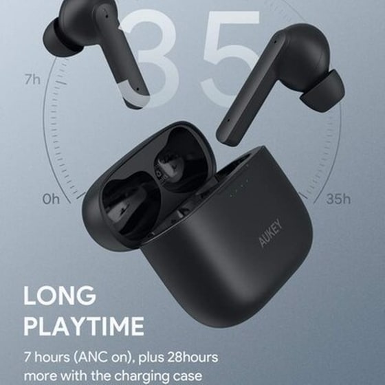 Bluetooth Handsfree Aukey EP-N5 In-ear Μαύρο image 4