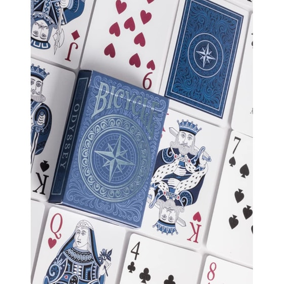 Bicycle Odyssey Blue Playing Cards - (10024201) image 8