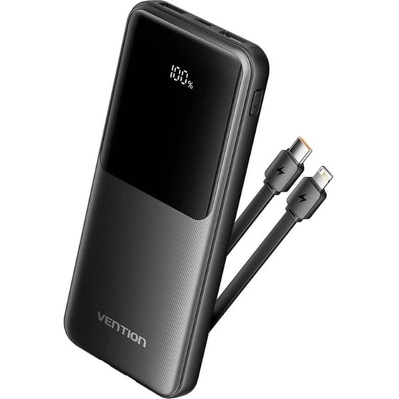 Powerbank Vention FHOB0 10.000 mAh - Μαύρο image 0