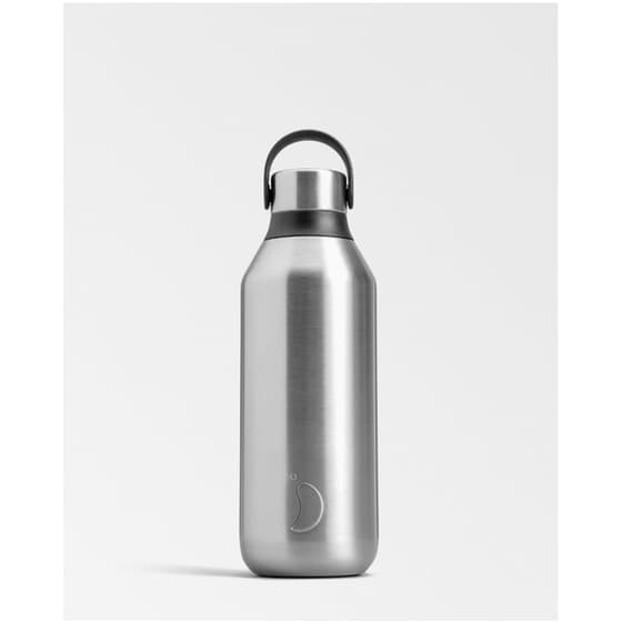 Μπουκάλι Θερμός Chilly's S2 Silver Recycled 500 ml image 1