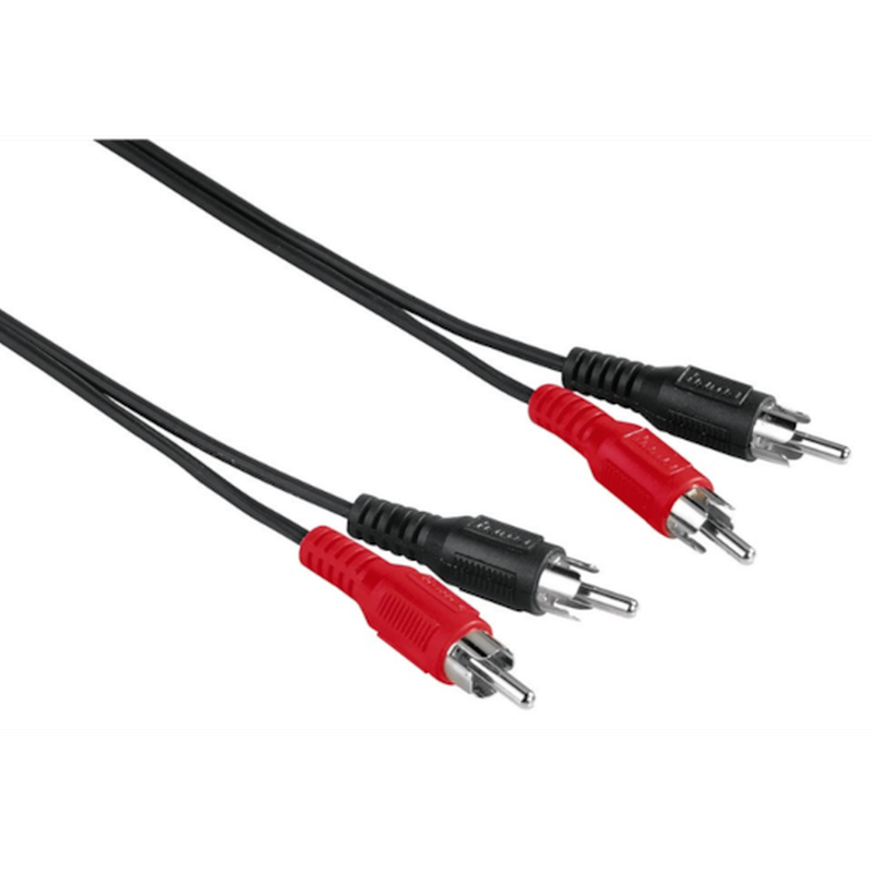 HAMA Καλώδιο Ήχου Hama 30468 RCA male σε RCA male - 5m