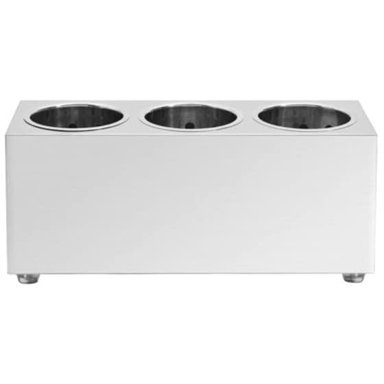 Βάση Για Μαχαιροπίρουνα VidaXL Ανοξείδωτη 38.5x15x18 cm - Λευκό image 3