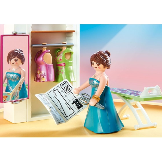 PLAYMOBIL® Dollhouse Υπνοδωμάτιο με Ατελιέ Ραπτικής (70208) image 4