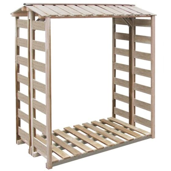 Vidaxl Υπόστεγο Αποθήκευσης Καυσόξυλων 150x100x176 Εκ. Εμποτισμ. Πεύκο image 1