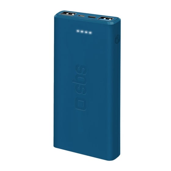 Powerbank SBS Fast charge 10.000mAh - Μπλε image 1