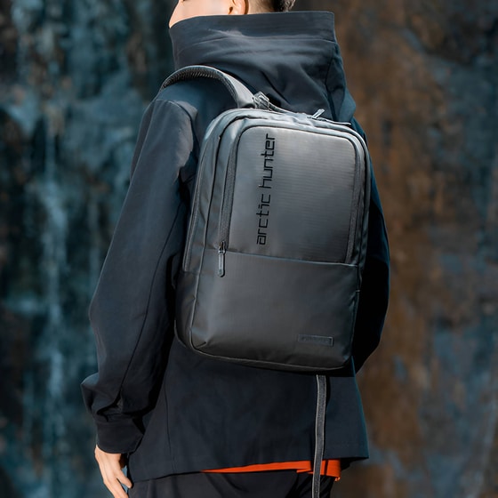 Τσάντα Laptop Arctic Hunter B00529 15.6" Αδιάβροχη - Μαύρο image 7