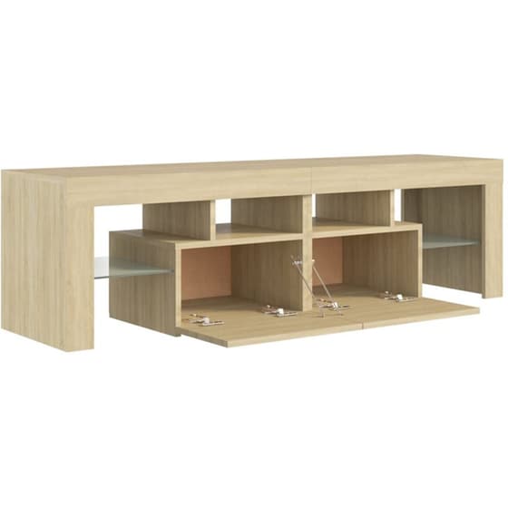 Έπιπλο Τηλεόρασης VidaXL Δρυς 140x35x40 cm  - Sonoma image 8