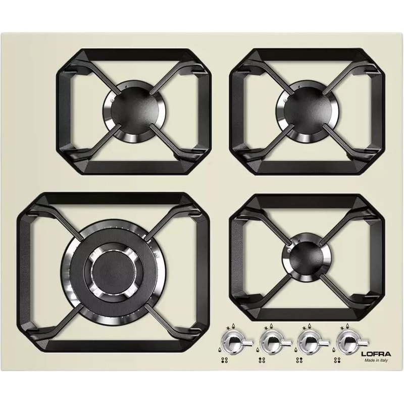 LOFRA HRBI6G0CHROME 60 cm Μπεζ Εστία Αερίου Αυτόνομη