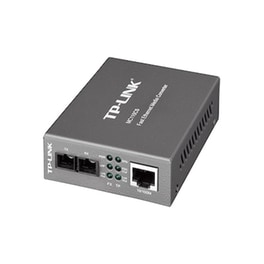 TP-Link MC110CS Media Converter Ενσύρματo  - Μαύρο