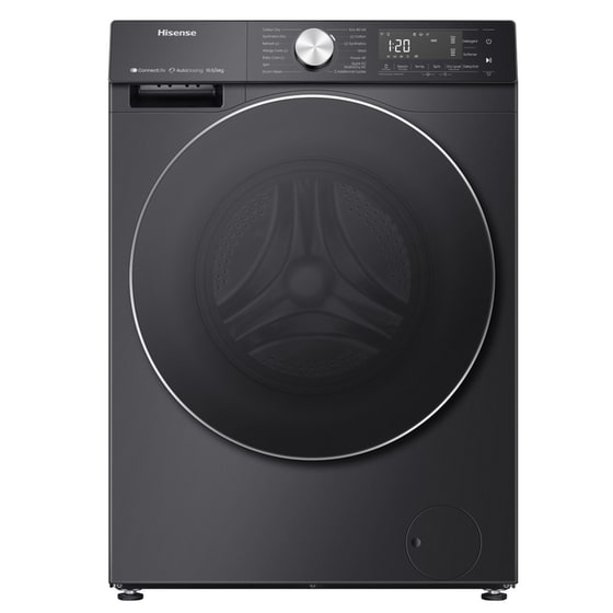 HISENSE WD5S1045BB 10.5kg/6kg 1.400 Στροφές με WiFi Μαύρο Πλυντήριο Στεγνωτήριο image 0