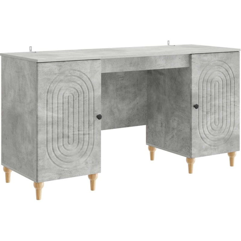 Γραφείο VidaXL 142,5x50x75 cm - Γκρι Σκυροδέματος