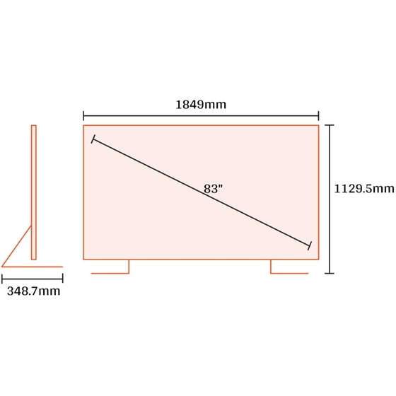 Samsung OLED 83" 4K Smart Τηλεόραση 83S85F AI TV image 1
