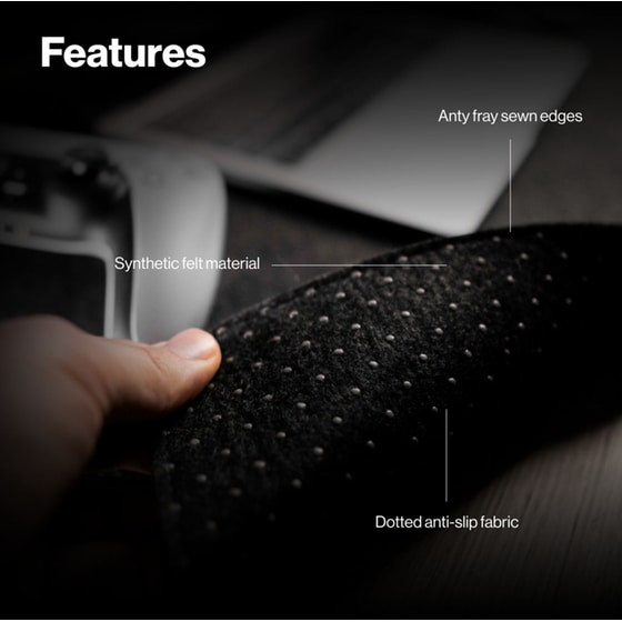 Deltahub Mouse Pad DP-M-D Large 900mm - Μαύρο image 1