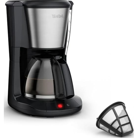 TEFAL CM5S1DE0 1000W 1.25 L Μαύρο/Ασημί Καφετιέρα Φίλτρου image 0