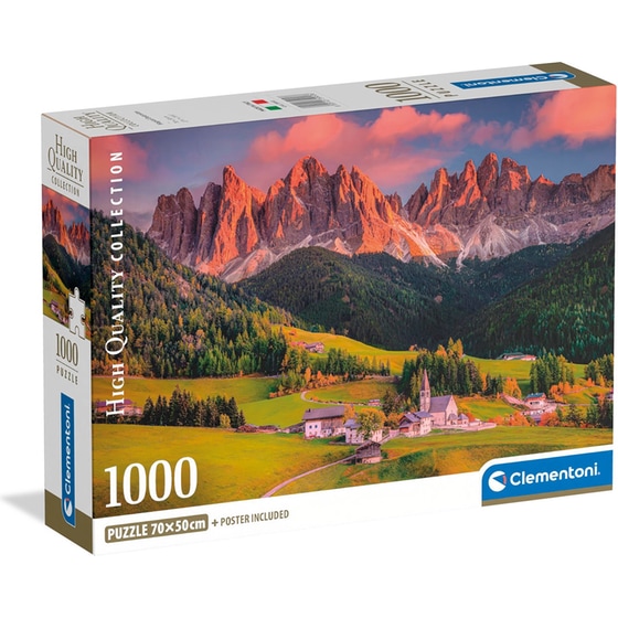 Παζλ Clementoni High Quality Collection Μαγευτικές Ιταλικές Άλπεις (1000 Κομμάτια) image 0