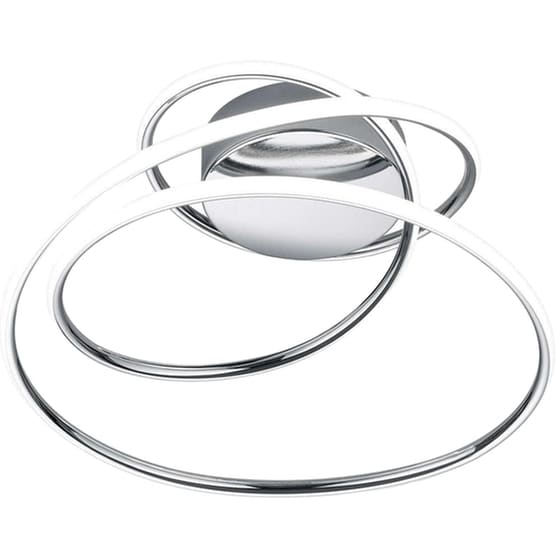 Trio Lighting Bologna Πλαφονιέρα Οροφής 48εκ. Λευκή με Ενσωματωμένο LED image 1