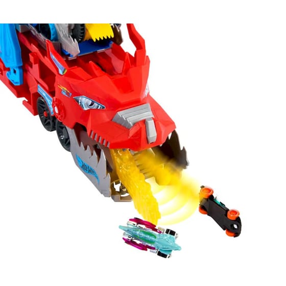 Mattel Hot Wheels City Πίστα Απόλυτη Νταλίκα με Διπλό Δράκο με 2 Αυτοκινητάκια 1:64 (JBM72) image 2