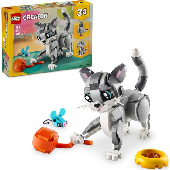 LEGO® Creator 3σε1 Παιχνιδιάρα Γάτα (31163) image 6