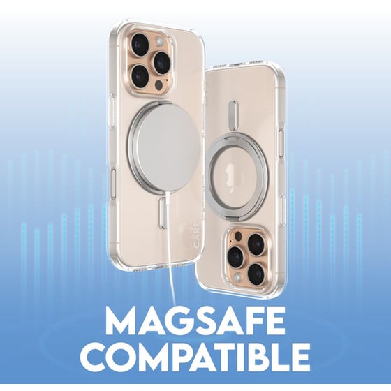 Θήκη Apple iPhone 16 Pro - PanzerGlass MagSafe Kickstand Case - Transparent with Black Stand image 8