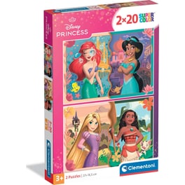 Παιδικό Παζλ Clementoni Super Color Disney Princess (2x20 Κομμάτια)