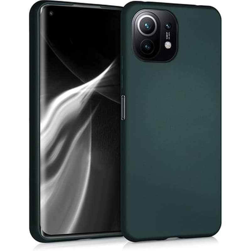 Θήκη Xiaomi Mi 11 Lite - Kwmobile Silicone Case - Metallic Teal