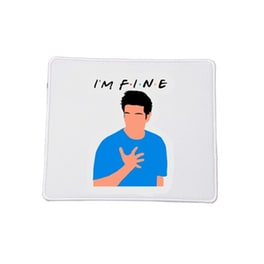 OEM Friends No13  Mouse Pad Small 230 x 200 mm Με σχέδιο