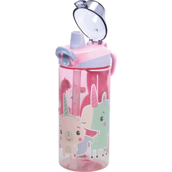 Παγούρι με Καλαμάκι Gim Unicorn Fisher-Price 450 ml image 2