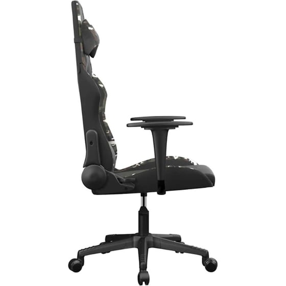 Καρέκλα Gaming VIDAXL 345433 με Ρυθμιζόμενα Μπράτσα από Τεχνητό Δέρμα - Μαύρο image 2