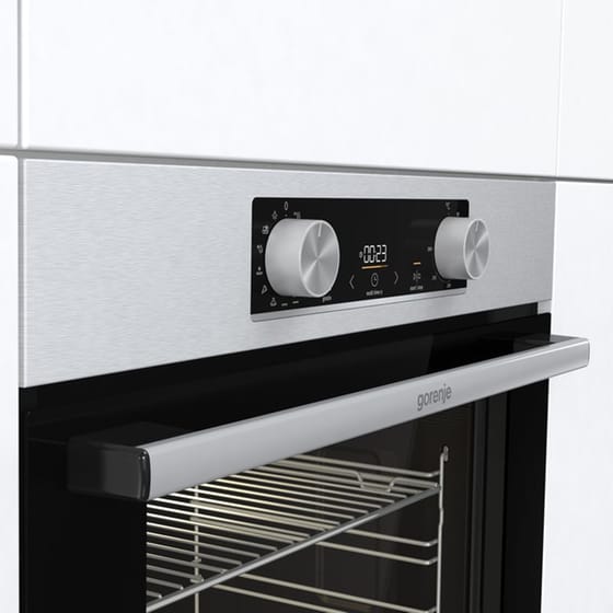 GORENJE BOP6737E02XK 77 Lt Inox Εντοιχιζόμενος Φούρνος Άνω Πάγκου image 3