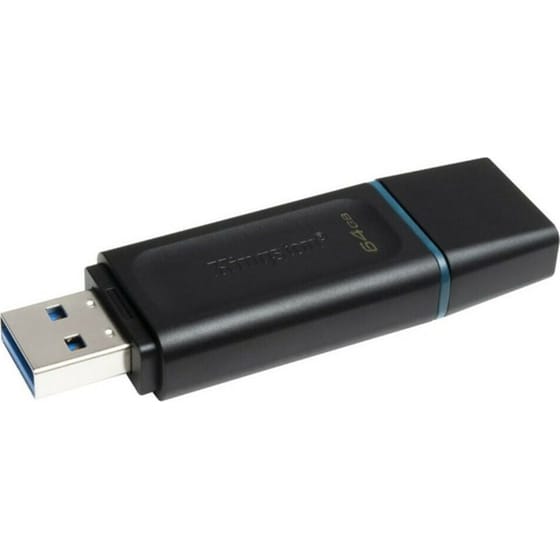 Kingston DataTraveler 64 GB USB 3.2 - Μαύρο image 2