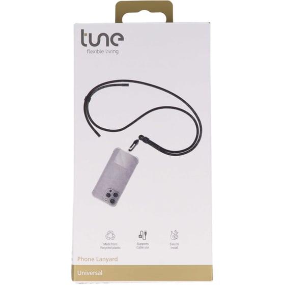 Λουράκι Λαιμού Tune Universal Phone Lanyard - Black image 2