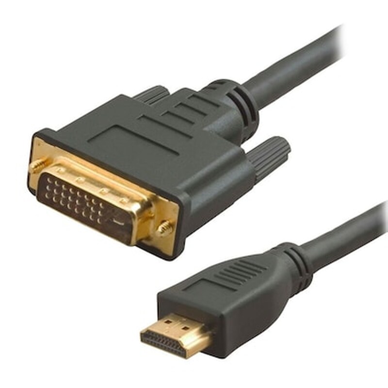 Καλώδιο Powertech CAB-H024 HDMI male σε DVI-D male Dual Link - 3m