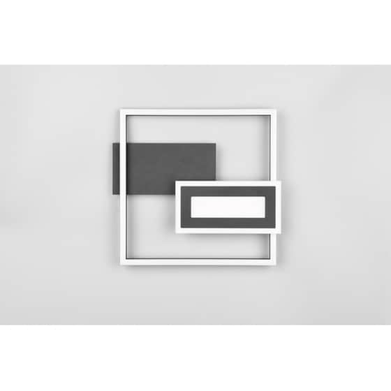 Trio Lighting Πλαφονιέρα Οροφής Μαύρη με Ενσωματωμένο LED image 7