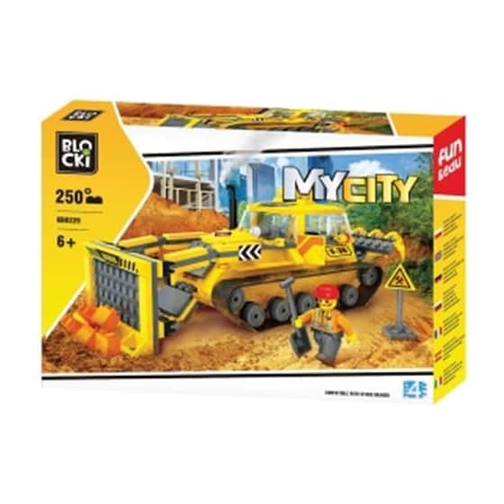 Blocki Mycity Μπουλντόζα 250 Τεμάχια Kb0229 image 0