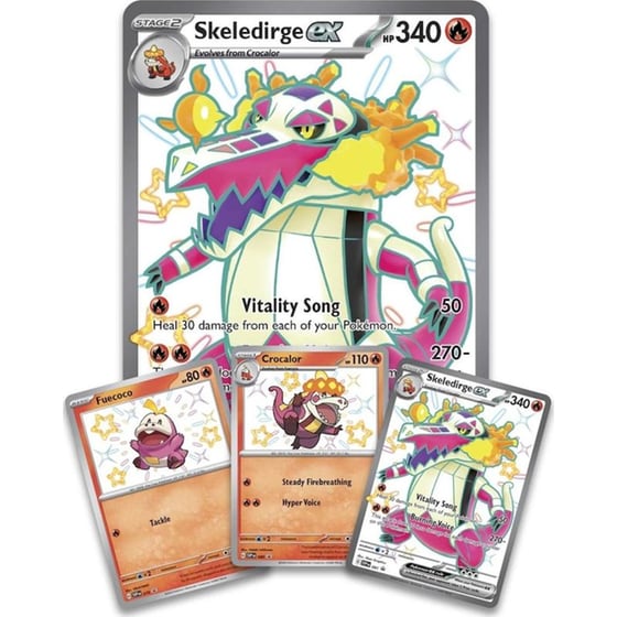 Pokémon TCG: Scarlet & Violet - Paldean Fates Skeledirge ex Premium Collection (Pokemon USA) image 1