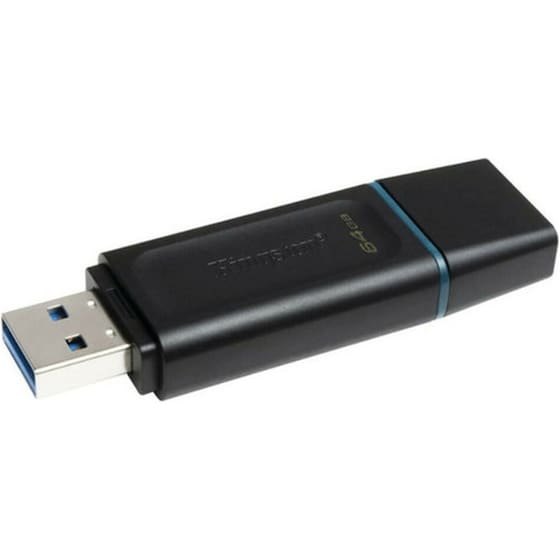 Kingston Technology DataTraveler 64GB Portable USB 3.2 Gen 1 Exodia Μαύρο image 5