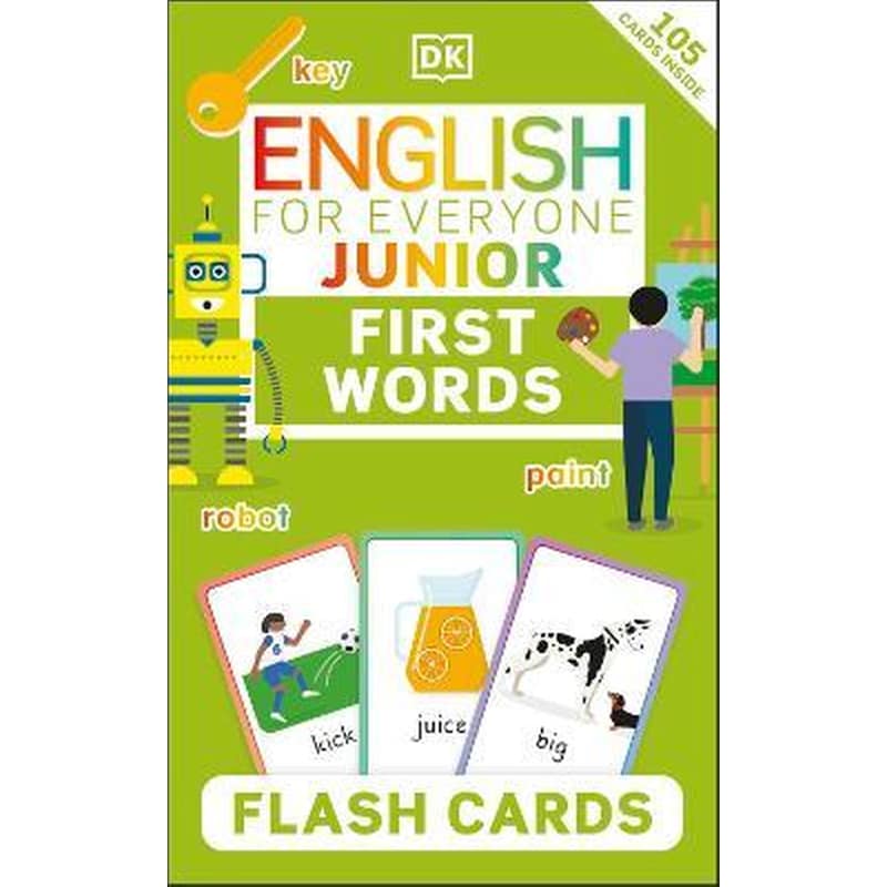 English for Everyone Junior First Words Flash Cards