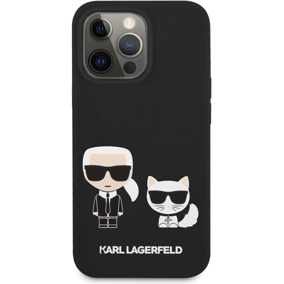 Θήκη Apple iPhone 13 Pro - Karl Lagerfeld Hard Case Karl+Choupette - Black image 0